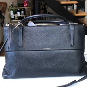 🚫SOLD Coach Borough Bag Pebbled Leather Black